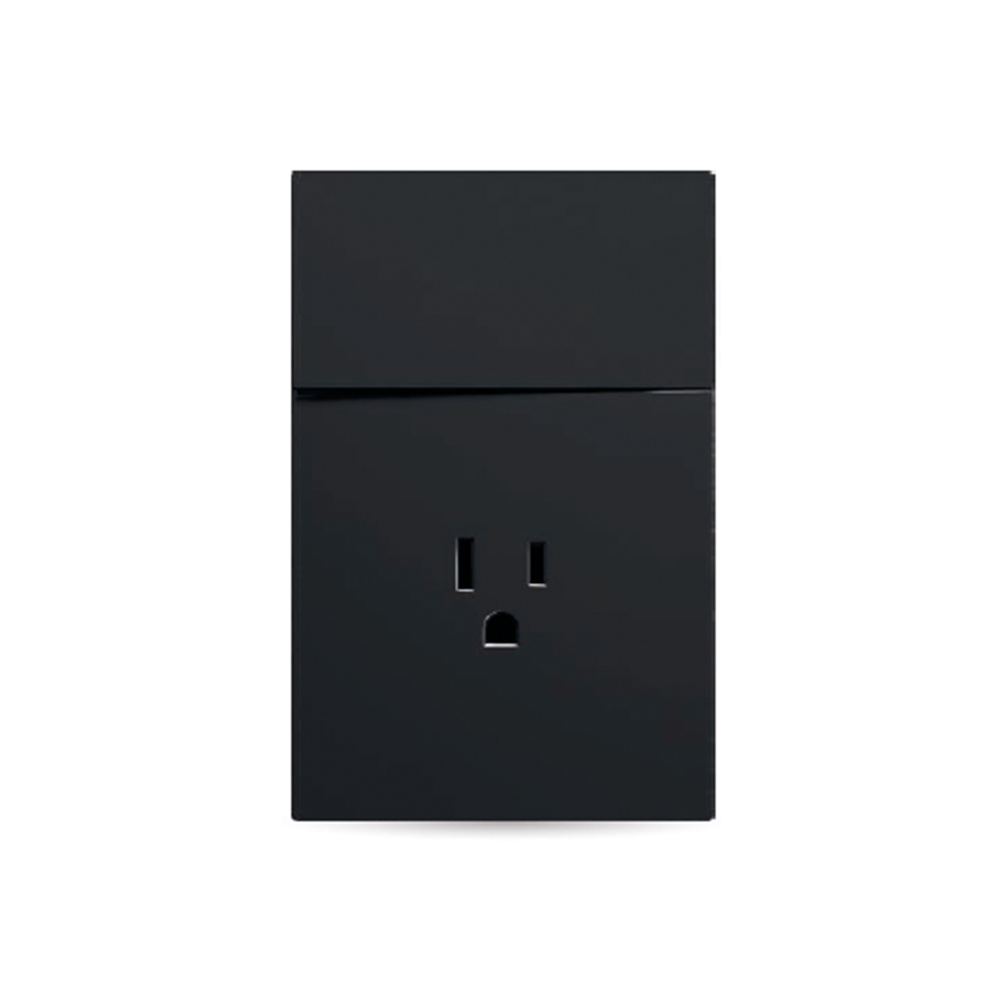 PLACA CONTACTO + APAGADOR NEGRO LUXURY ARTLITE APL-605