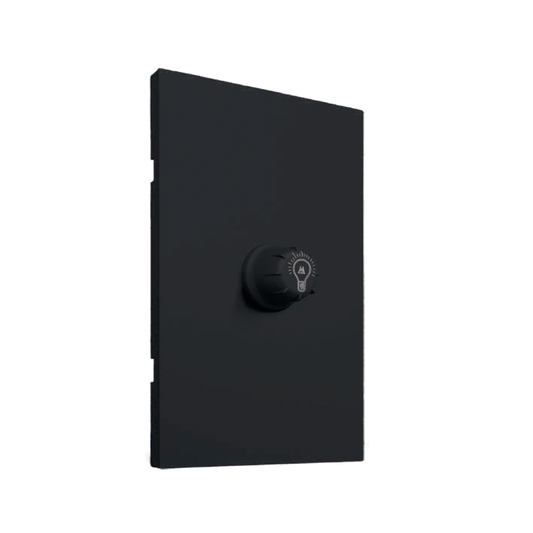 PLACA ATENUADOR DIMMER 100W NEGRO LUXURY ARTLITE APL-611