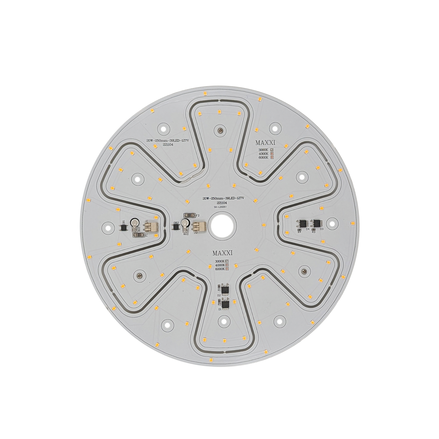 DISCO DE REPUESTO LED CON IMANES 40W 30K LUZ CÁLIDA MAXXI MX-LED-DISCO40W/3000K