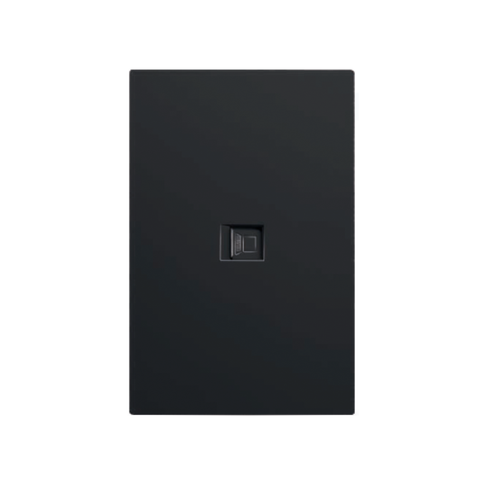 PLACA CONTACTO RED RJ45 CAT5 NEGRO LUXURY ARTLITE APL-609