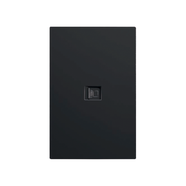 PLACA CONTACTO RED RJ45 CAT5 NEGRO LUXURY ARTLITE APL-609