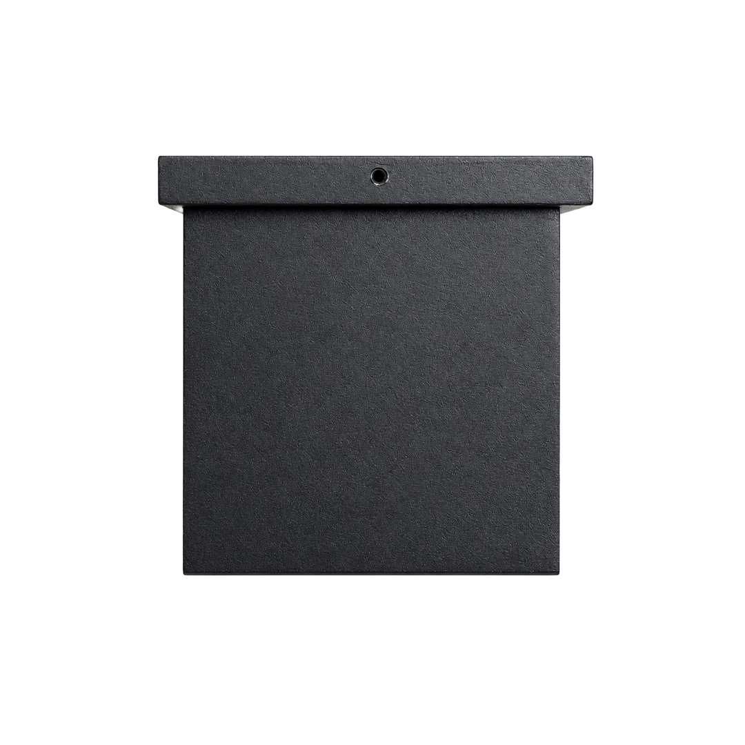 LÁMPARA MURO ARBOTANTE LED CUBO EXTERIOR NEGRO 20W 30K LUZ CÁLIDA TECNOLITE 20HLED848MV30N