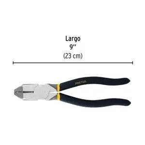 PINZA PESADA ELECTRICA 9" MANGO PVC PRETUL 22612 219-P