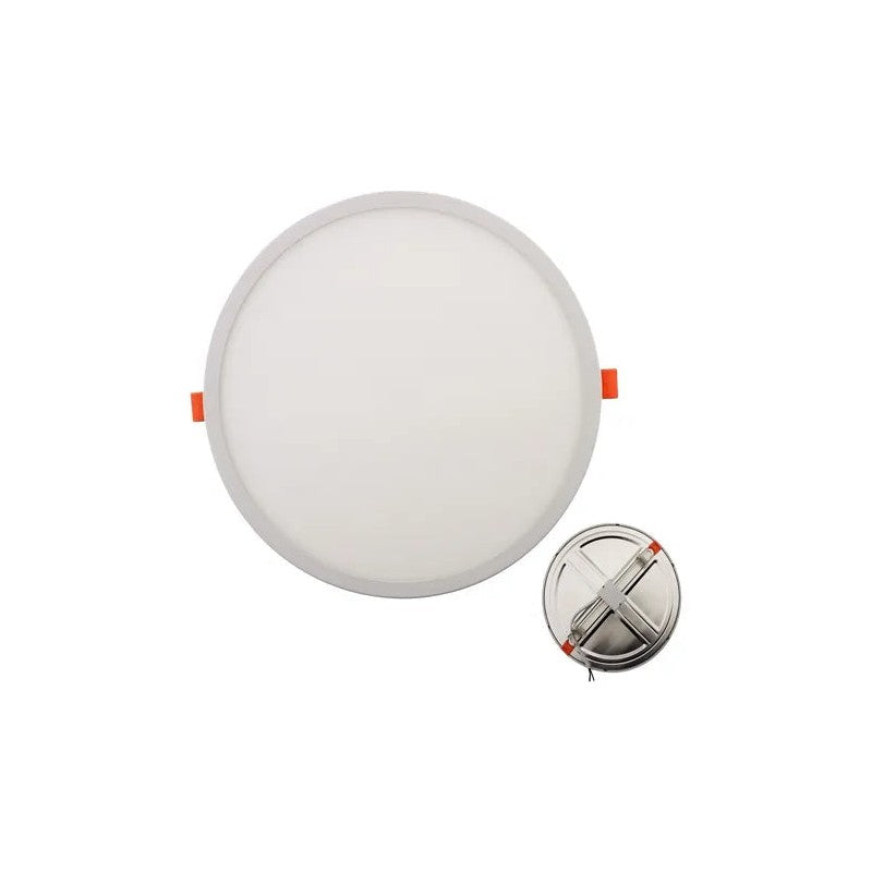 PANEL LED EMPOTRABLE DE 15W LUZ CALIDA CON DIAMETRO INTERNO AJUSTABLE LUMICRAFT PLAJ15WW 3000K