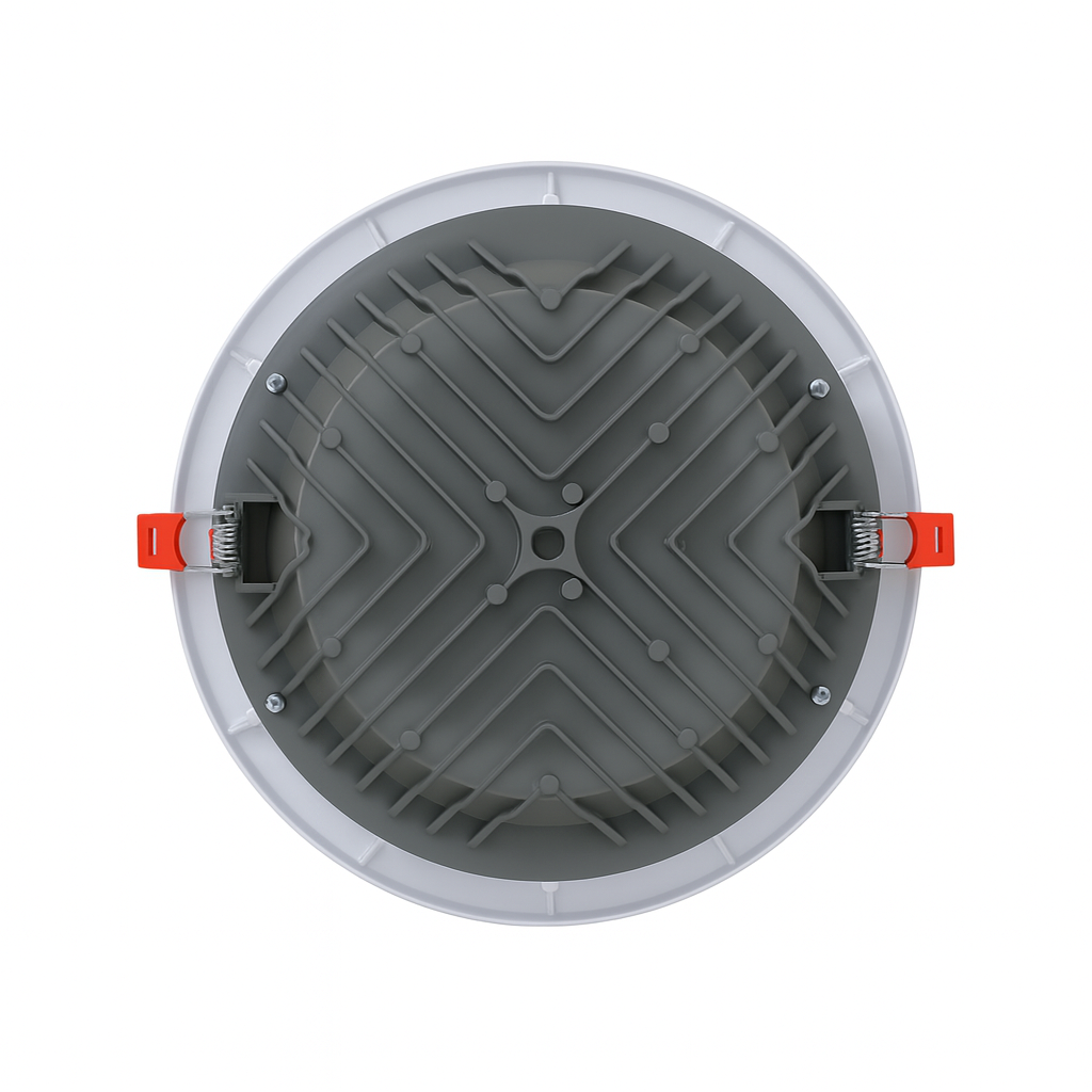 SPOT GRANDE EMPOTRABLE TECHO ALTA POTENCIA 30W 100-277V 2500LM 41K LUZ NEUTRA PHILCO 51900/GRANDE