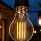 FOCO LED VINTAGE E26 G45 CALIDO CRISTAL TRANSPARENTE 4W 127V 350LM 30K 57050