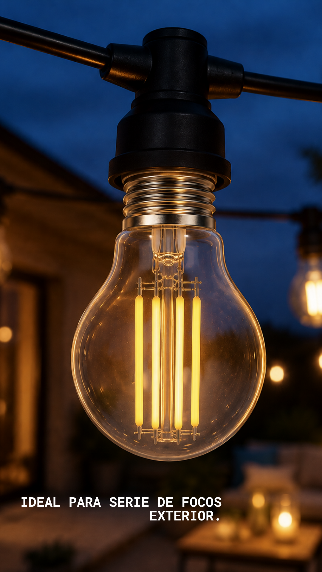 FOCO LED VINTAGE E26 G45 CALIDO CRISTAL TRANSPARENTE 4W 127V 350LM 30K 57050