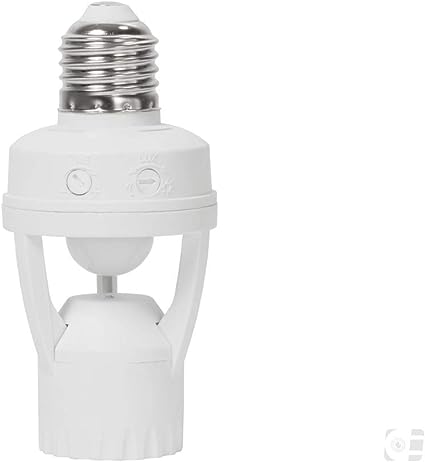 PORTALAMPARA CON SENSOR DE MOVIMIENTO 360º