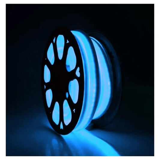 MANGUERA NEON AZUL HIELO LUMICRAFT 25MTS 127V 2835IB127V CELESTE