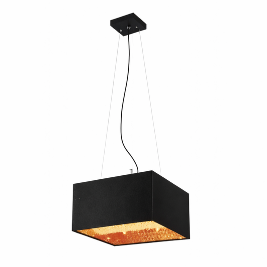 CANDIL COLGANTE NEGRO COBRE 40CM X 40CM STRATTO 430105