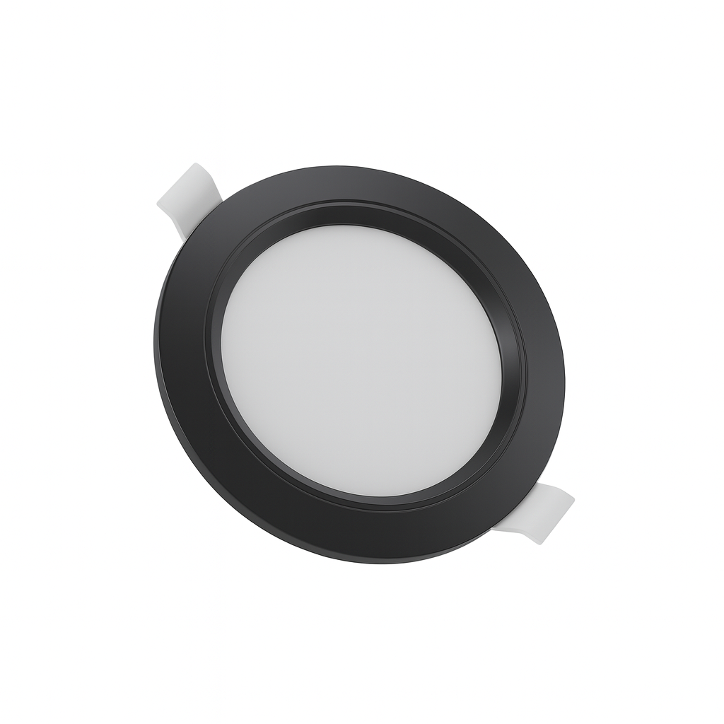 PANEL SLIM EMPOTRABLE LED CARCAZA NEGRO 22CM 18W 3000K LUZ CÁLIDA PHILCO 57372 BLANCO CALIDO PHILCO