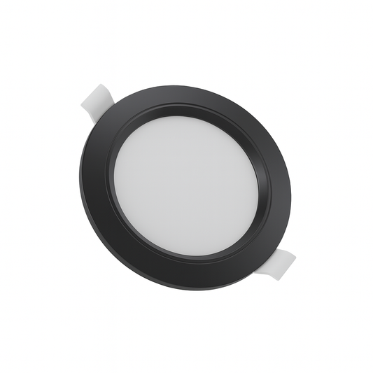 PANEL SLIM EMPOTRABLE LED CARCAZA NEGRO 22CM 18W 3000K LUZ CÁLIDA PHILCO 57372 BLANCO CALIDO PHILCO