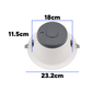 SPOT EMPOTRABLE DOBLE ALTURA 26W / 35W CCT MULTI TEMPERATURA PHILCO 57618 ALTA POTENCIA