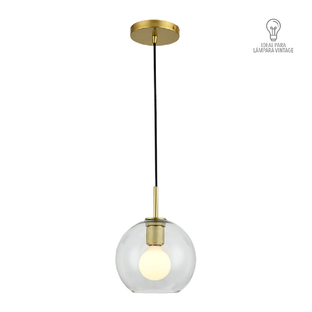 LUMINARIA PARA INTERIOR SUSPENDIDO DORADO 8.5W 100-240V IP20 60CTL8321MVDCT