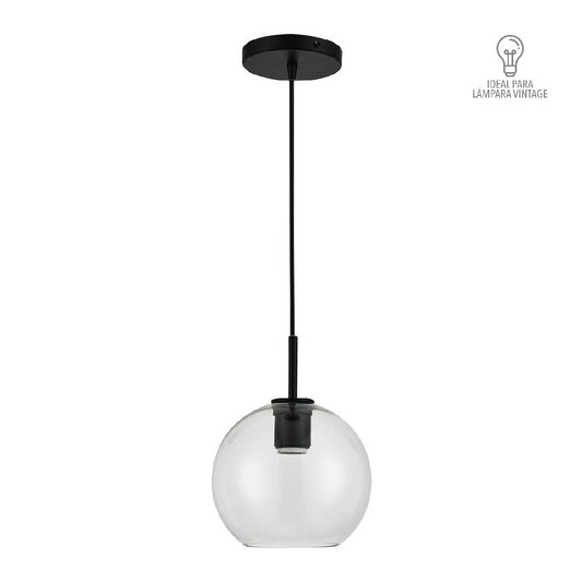 LUMINARIA CANDIL PARA INTERIORES SUSPENDIDO NEGRO CORDELIA I 8.5W 100-240V IP20 60CTL8321MVNCT
