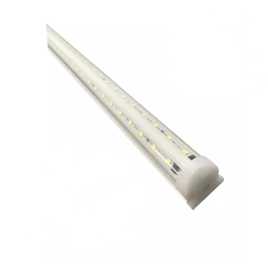 REGLETA PLASTICO 2 TIRAS 120CM TRANSPARENTE 40W