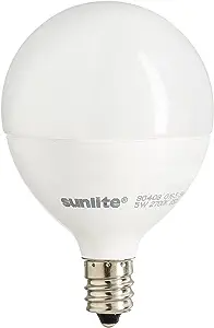 FOCO DIMIABLE 7W 27K E12 LUZ CALIDA SUNLITE