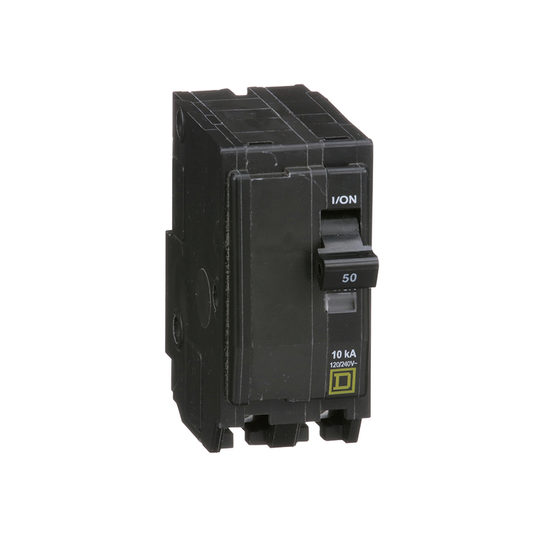 INTERRUPTOR TERMOMAGÉTICO 2 POLOS ENCHUFABLE 50 A SQUARE D SD-QO250