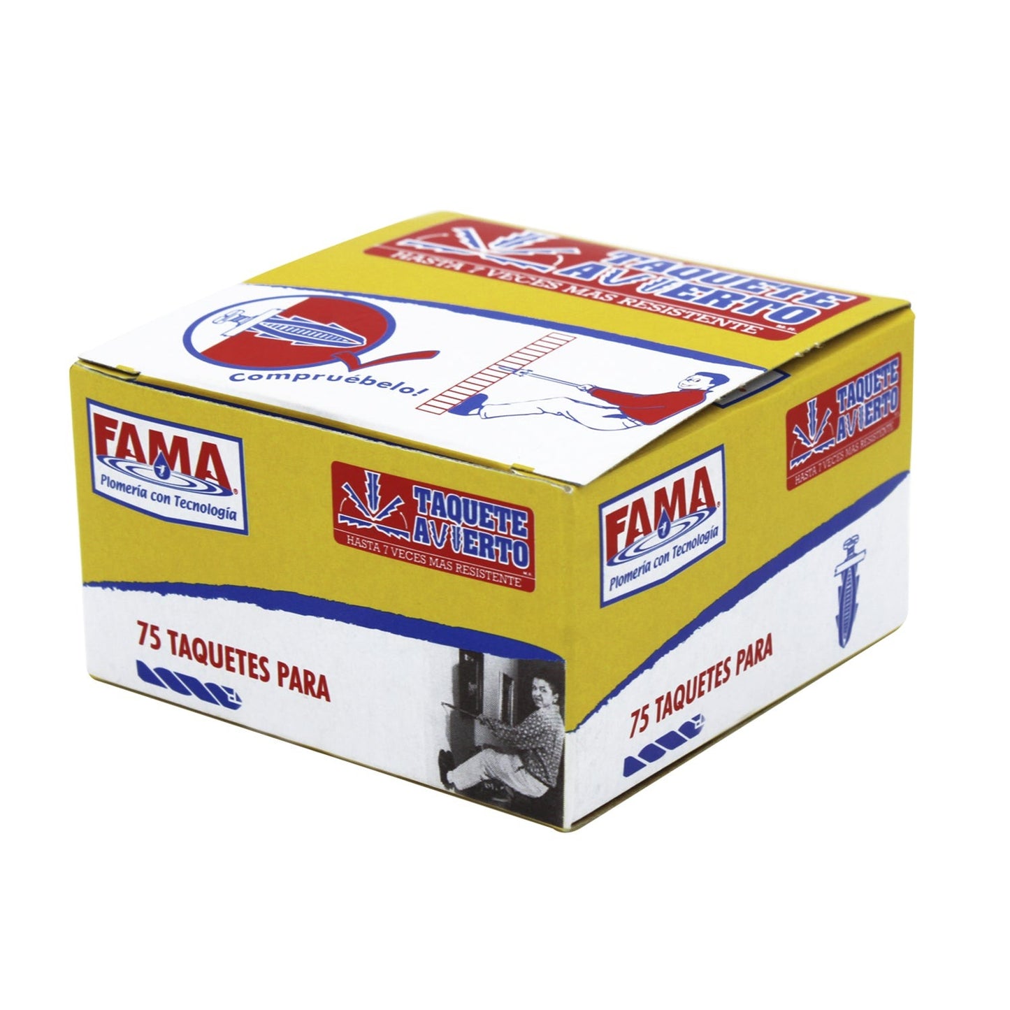 CAJA 75 TAQUETES 3/8 ABIERTO FAMA 9493
