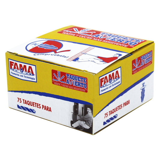 CAJA 75 TAQUETES 5/16 ABIERTO FAMA 9492