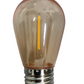 FOCO LED VINTAGE S14 FILAMENTO LED 1W LUMICRAFT PLASTICO HUMO ÁMBAR VINTAGE LUZ CALIDA NO DIMEABLE E26 E27 S1W PARA SERIE VINTAGE GUIRNALDA