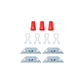 KIT DE TENSORES PARA SUSPENDER PANEL 60X60 TECNOLITE A40PANLEDMVS
