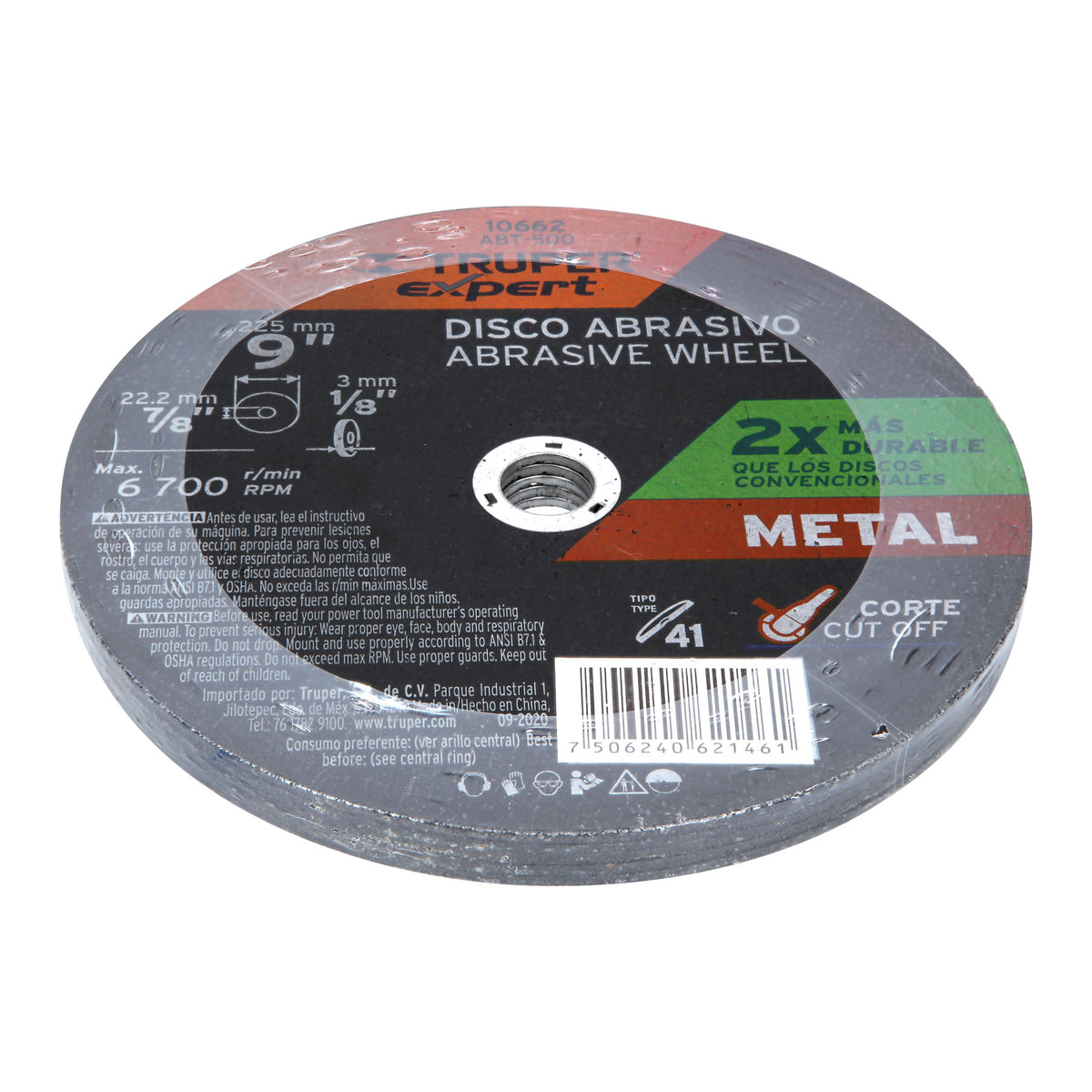 Disco para corte de metal, tipo 41, diámetro 9' EXPERT — foto oficial 2