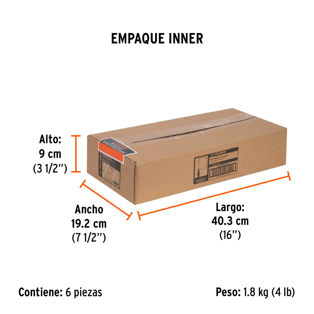 Arco calador con 5 seguetas de 6-1/2', TRUPER, Truper, SKU 10221 — vista 6