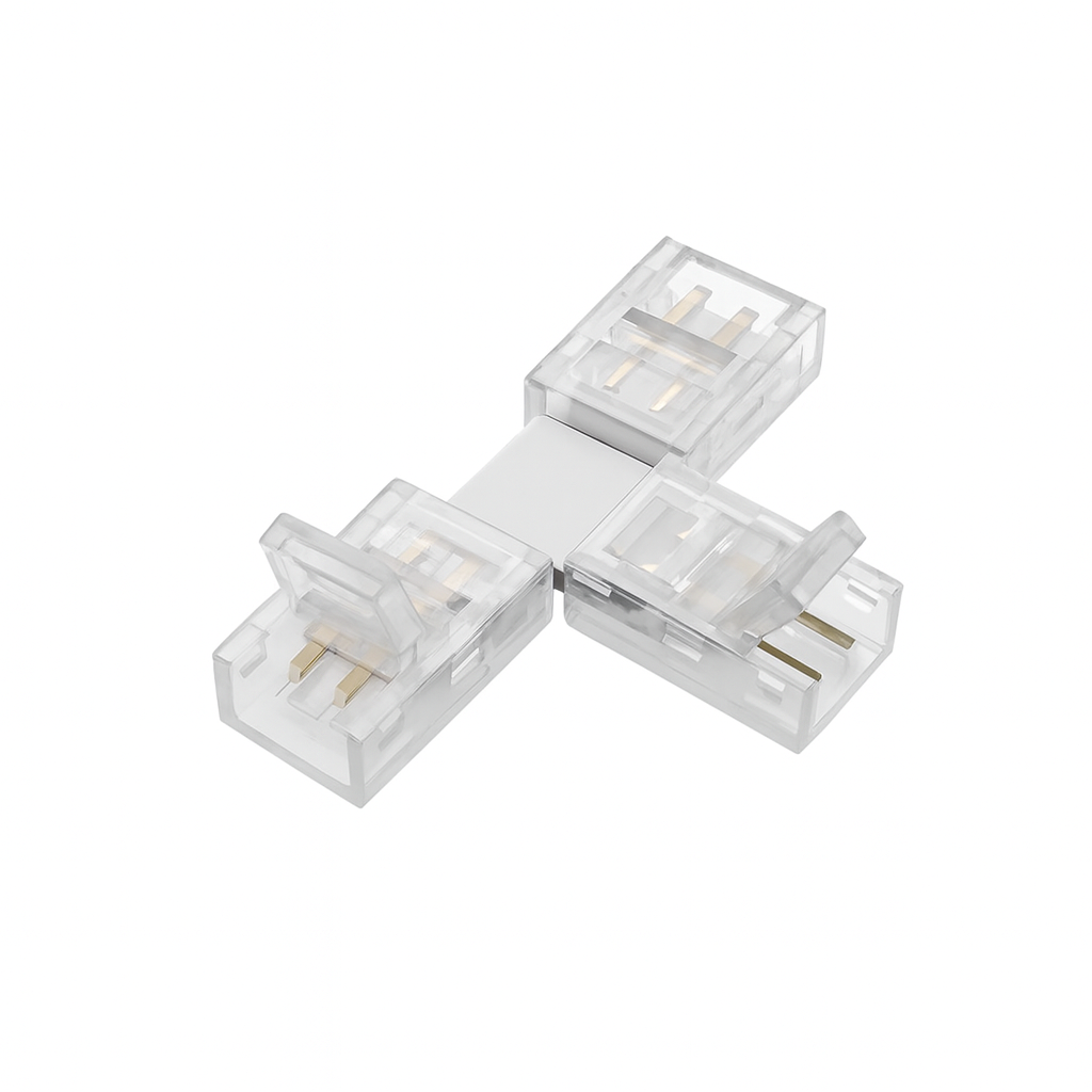 ACCESORIO COPLE T TIRA COB JACH ACC-TCOB PARA TIRA DE USO INTERIOR PARA CONECTAR EN T Y ESQUINA ANGULO 90