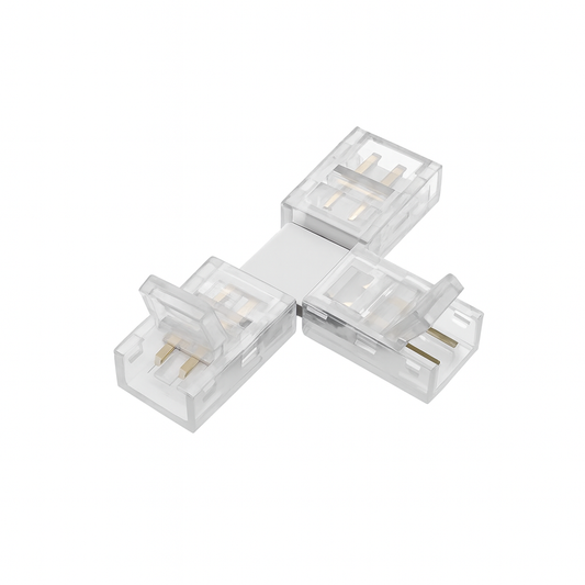 ACCESORIO COPLE T TIRA COB JACH ACC-TCOB PARA TIRA DE USO INTERIOR PARA CONECTAR EN T Y ESQUINA ANGULO 90