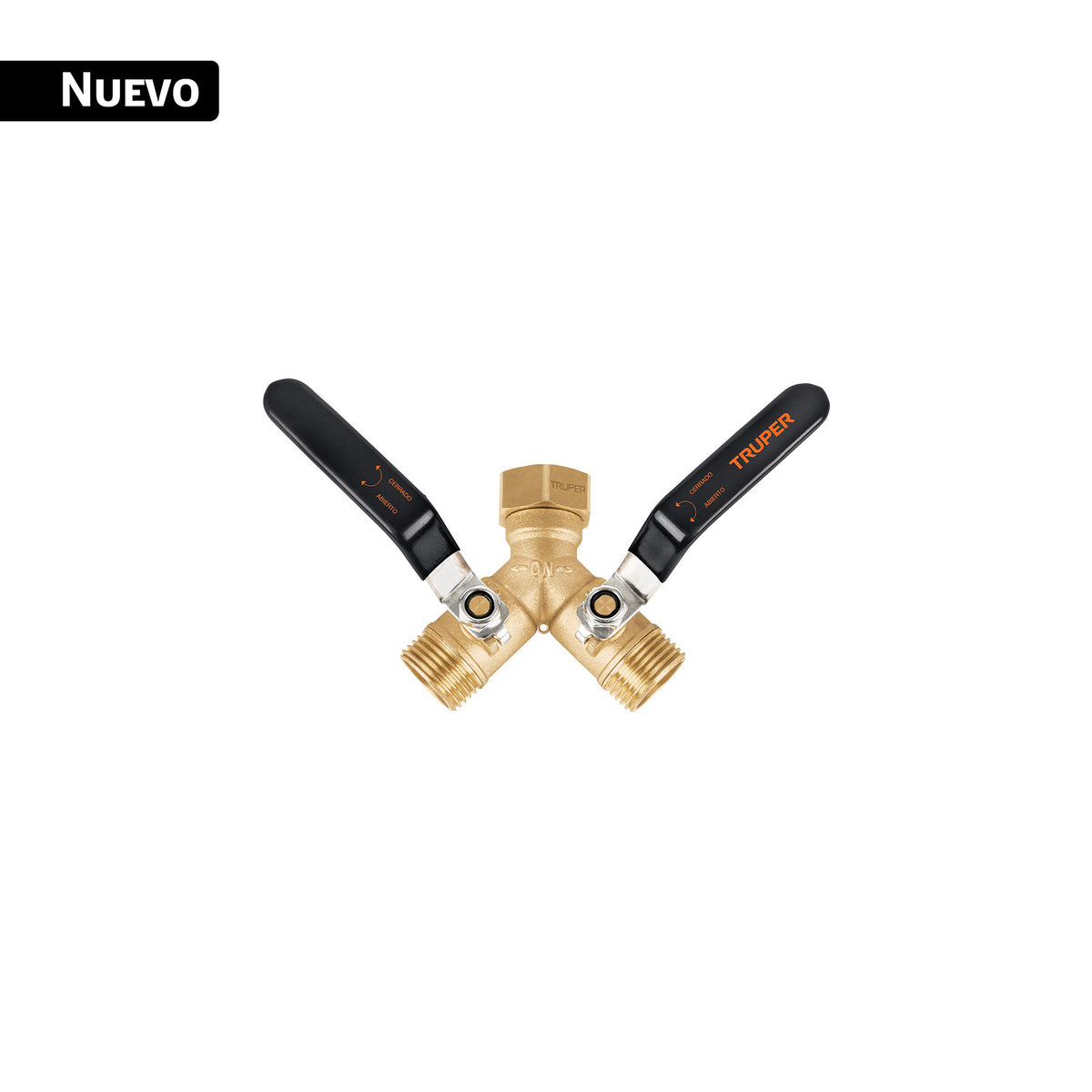 Conector 'Y' 3/4' cuerpo robusto con tuerca móvil p/manguera — foto oficial 1