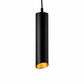 CANDIL COLGANTE DECORATIVO CILINDRO CORTE DIAGONAL NEGRO GU10 ARTLITE ADE-613