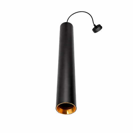 CANDIL COLGANTE DECORATIVO CILINDRO NEGRO GU10 ARTLITE ADE-614