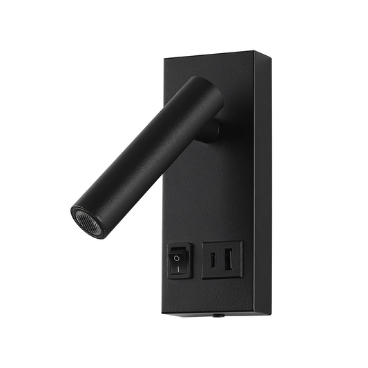 LÁMPARA MURO LECTURA RECAMARA USB + USB C ARTLITE ADE-039