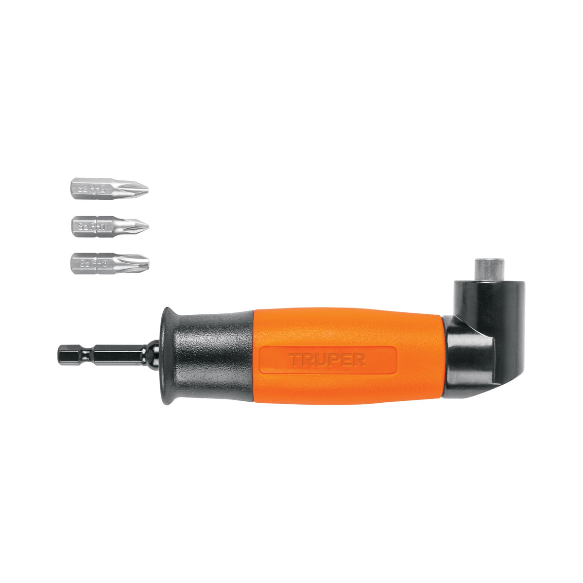 Adaptador para destornilladores impacto, porta puntas 1/4', Truper, SKU 103594