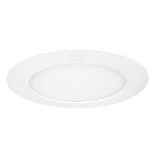 PANEL LED REDONDO SLIM 6W BLANCO CALIDO  450 LUM. 85-265V 3500K EMPOTRABLE