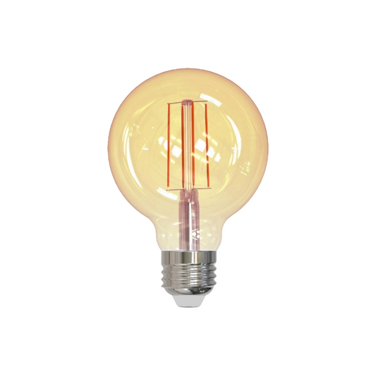 LAMPARA LED FILAMENTO G95 7W E26 18K LUZ AMBAR DIMEABLE ARTLITE ALA-028
