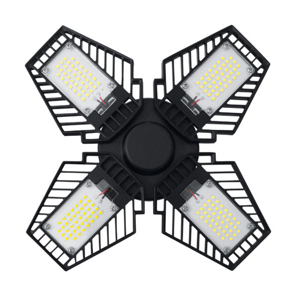 LAMPARA LED AJUSTABLE 60W TIPO ASPAS E26 BLANCO FRIO 6500K