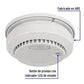 DETECTOR DE HUMO CON ALARMA VOLTECK 48023 ALHU-132