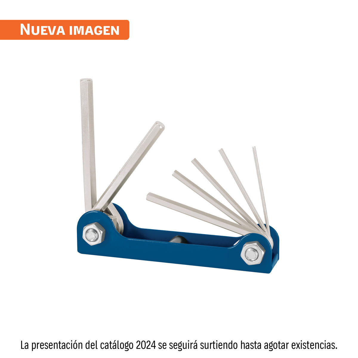 Juego de 7 llaves hexagonales mm tipo navaja TRUPER — foto oficial 1