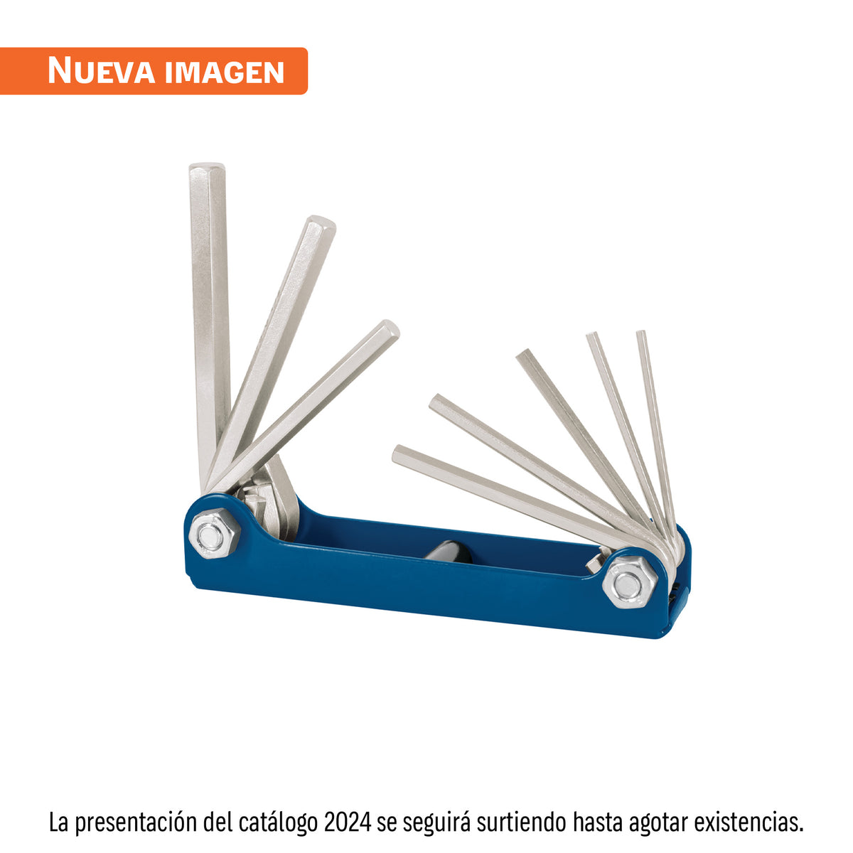 Juego de 8 llaves hexagonales mm tipo navaja TRUPER — foto oficial 1