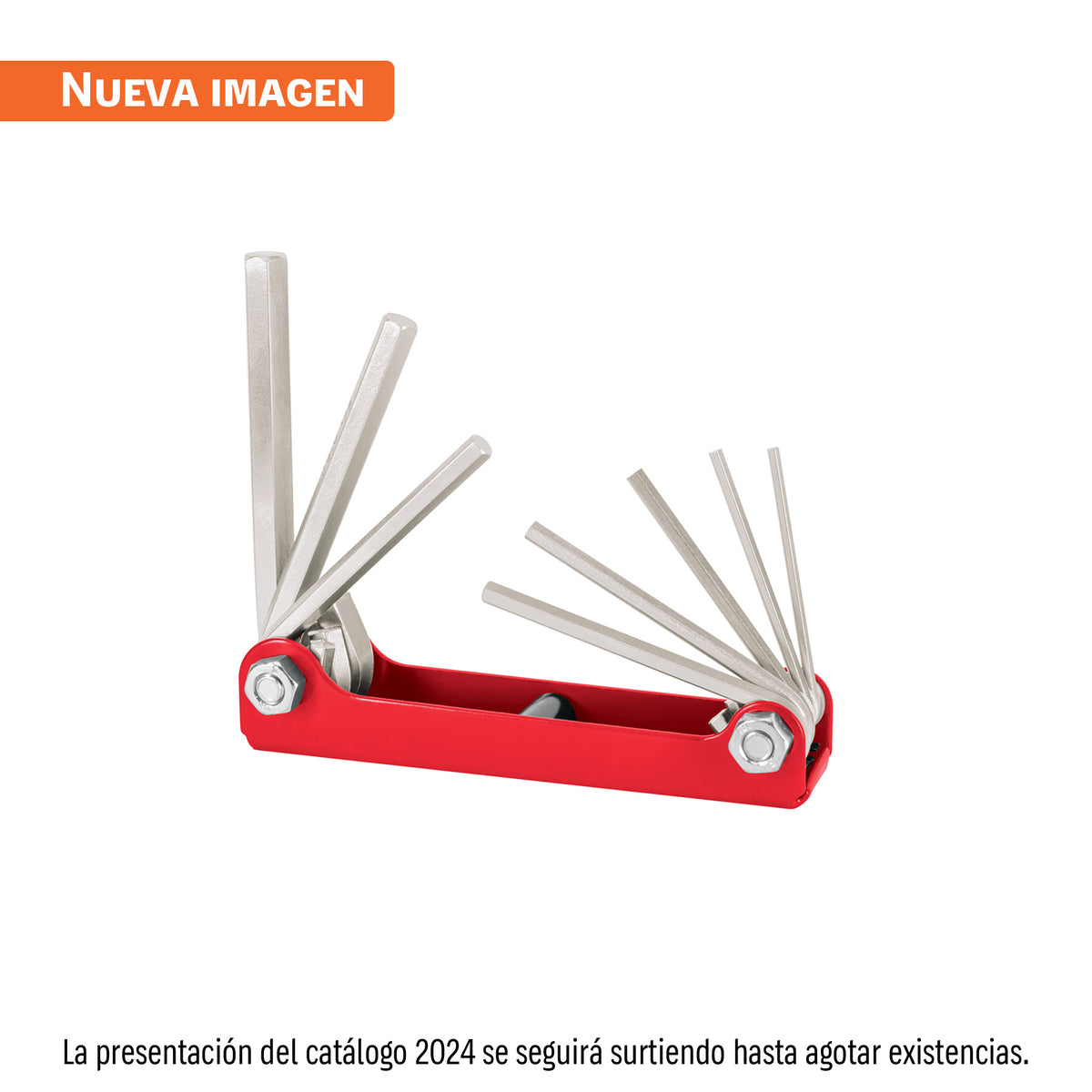 Juego de 8 llaves hexagonales std tipo navaja TRUPER — foto oficial 1