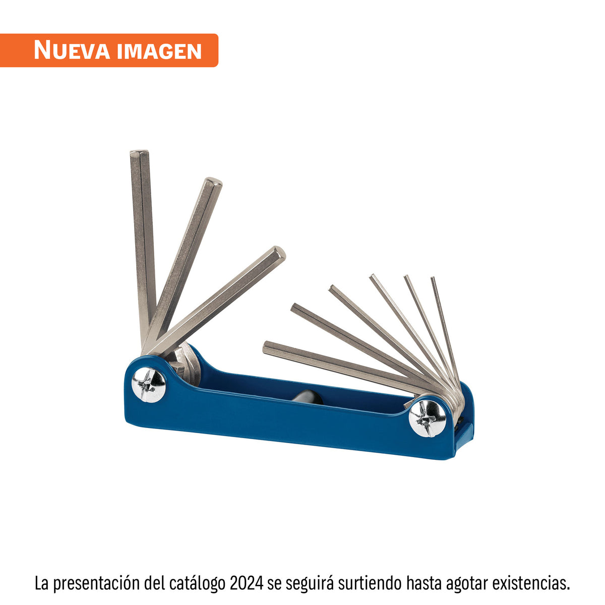 Juego de 9 llaves hexagonales mm tipo navaja TRUPER — foto oficial 1