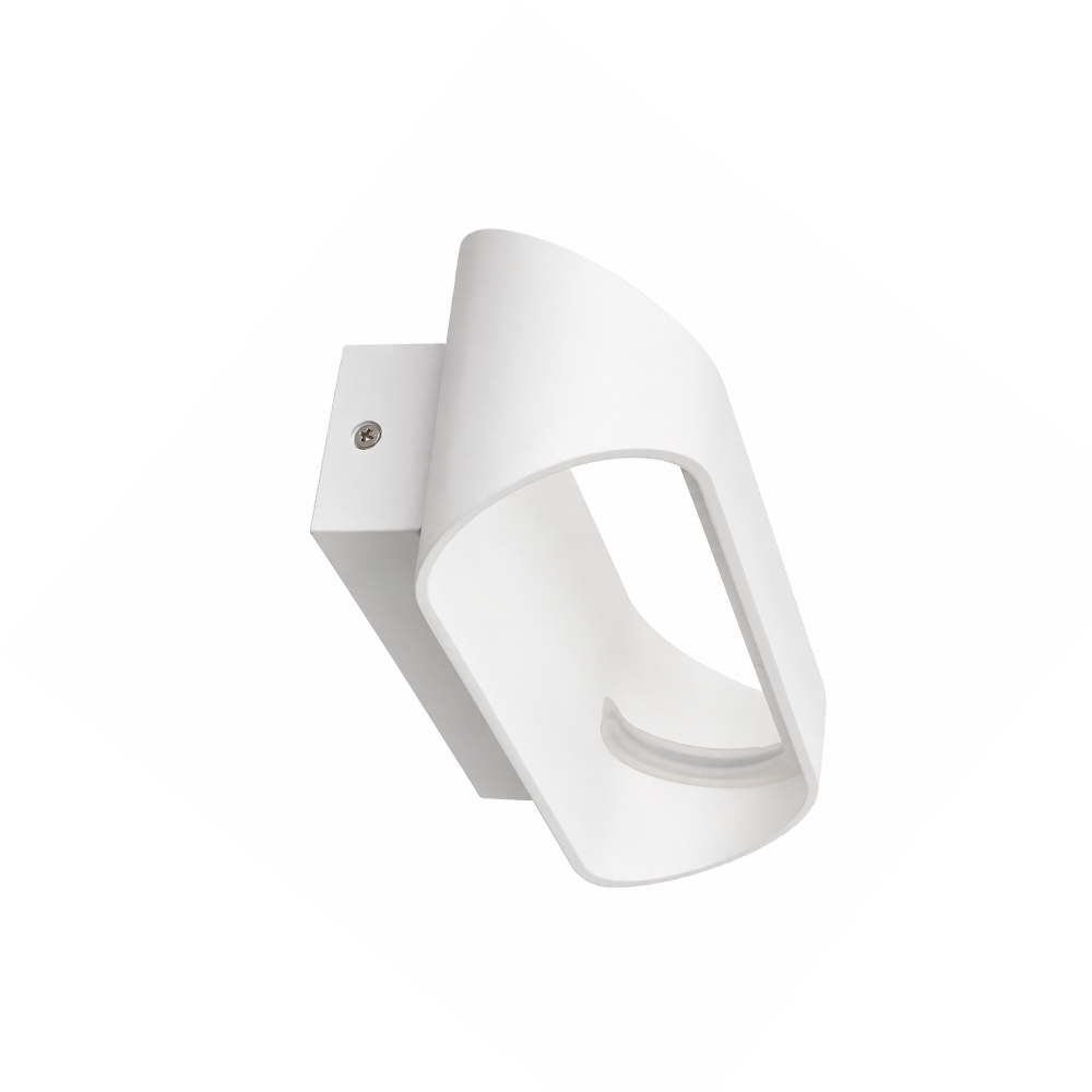 LÁMPARA LED MURO DECORATIVO MODERNO BLANCO 12W 30K LUZ CÁLIDA ARTLITE ADE-008
