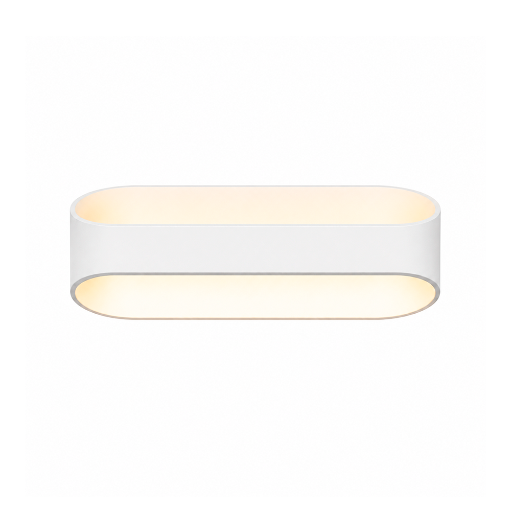 LÁMPARA LED MURO DECORATIVO MODERNO BLANCO 12W 30K LUZ CÁLIDA ARTLITE ADE-008