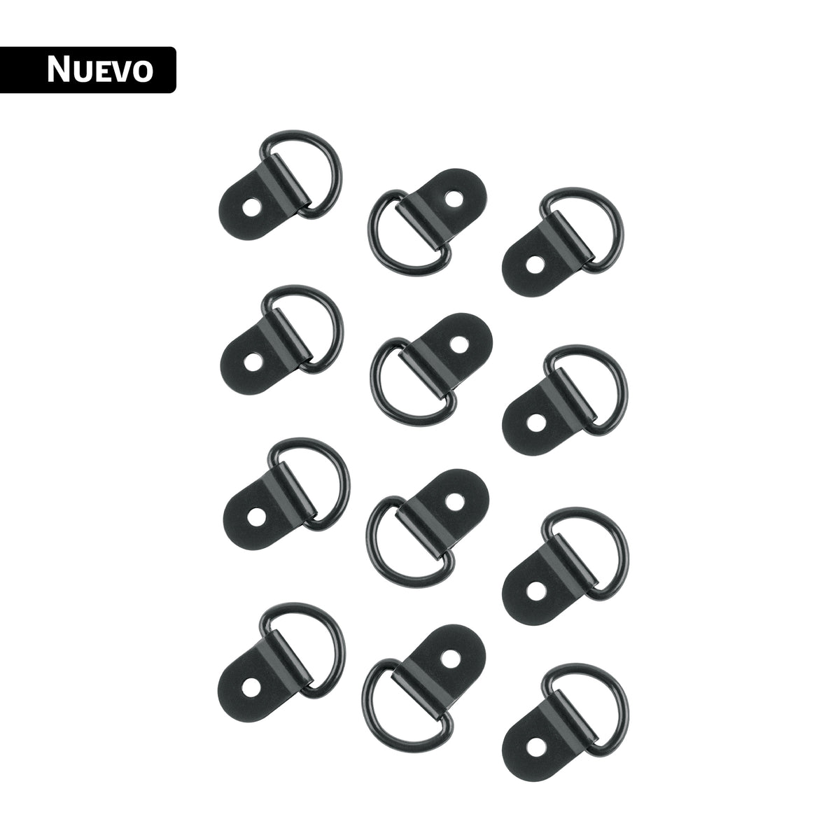12 anclajes para amarre de carga, anillo en 'D' espesor 1/8' — foto oficial 1