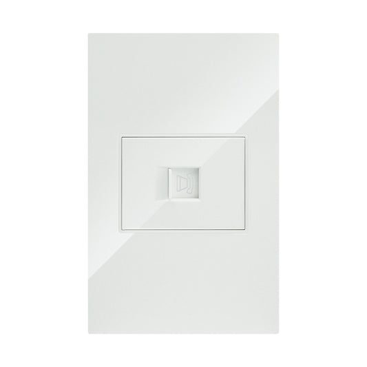 PLACA BLANCA RJ11 PARA LINEA TELEFONICA MARCA ARTLITE APL-208 PARA TELEFONO INCLUYE PLACA Y CHASIS ARAMDO