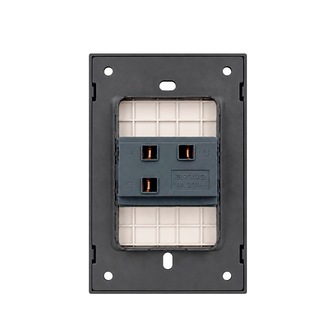 APAGADOR SENCILLO GRIS OXFORD 3 VIAS LUXURY ARTLITE APL-401