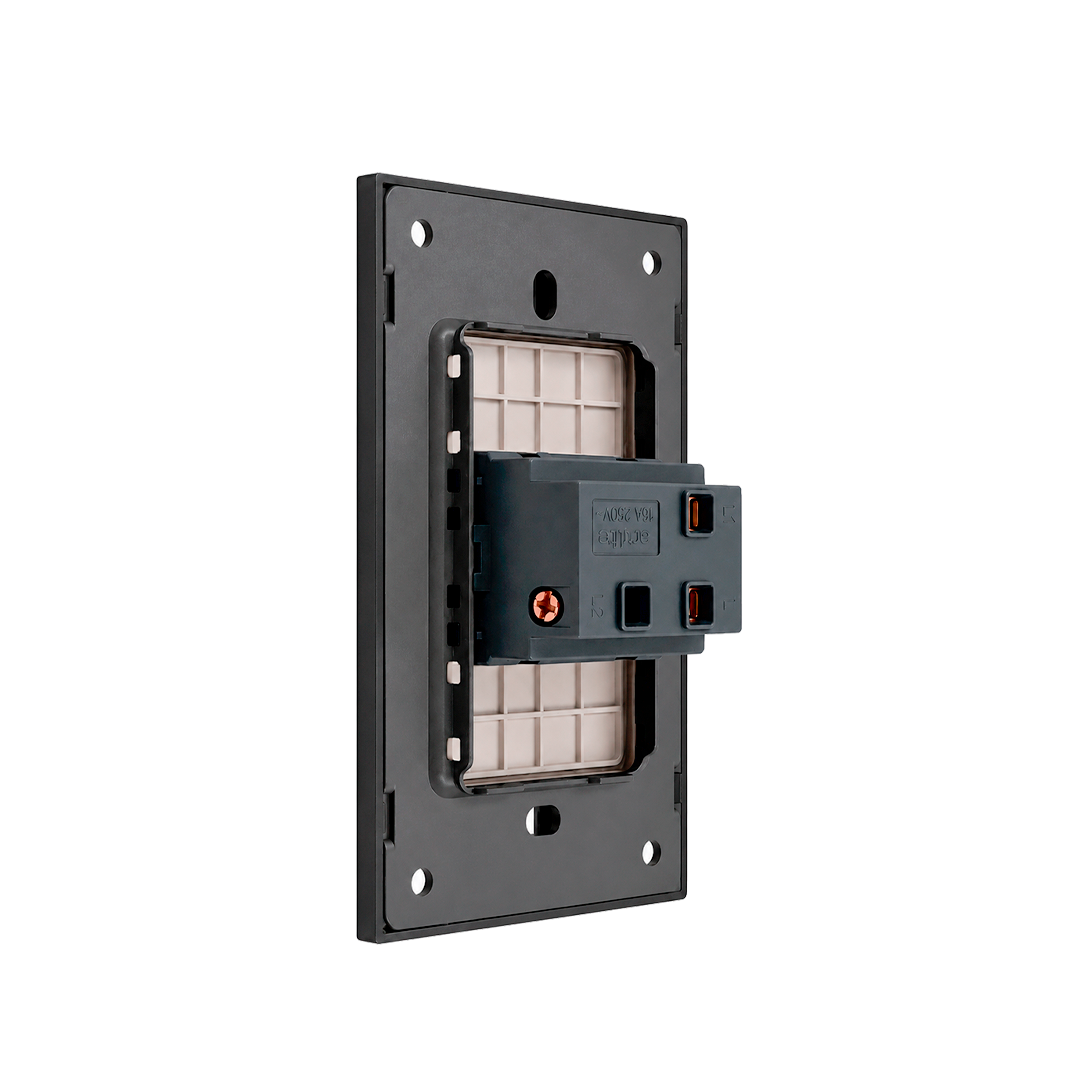 APAGADOR SENCILLO GRIS OXFORD 3 VIAS LUXURY ARTLITE APL-401