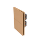 APAGADOR DOBLE DORADO 3 VIAS LUXURY ARTLITE APL-502